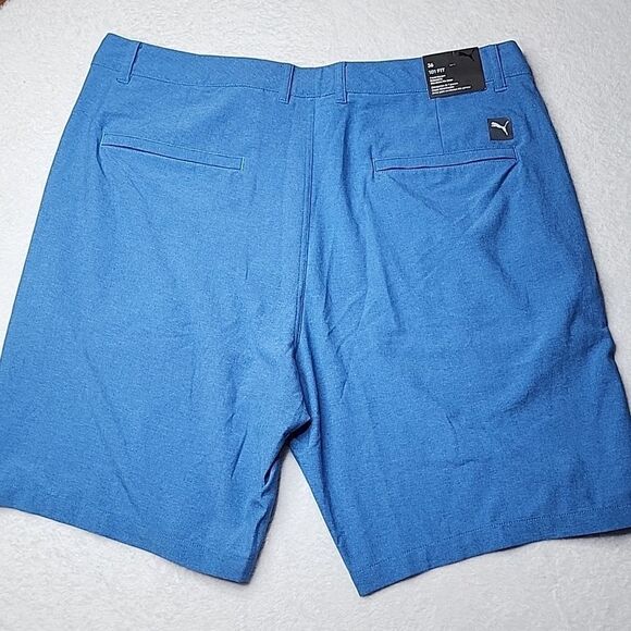077 NWT PUMA 101 Solid 9" Golf Shorts Size 36 - Picture 3 of 9